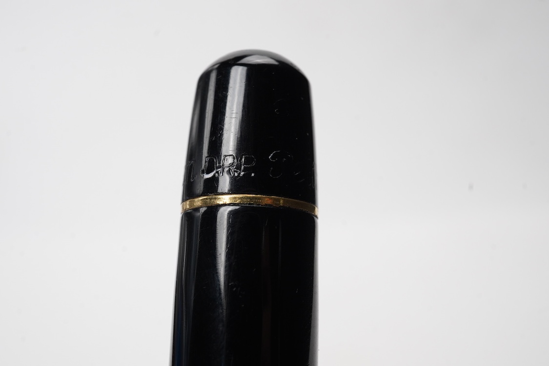 A Pelikan 100N fountain pen fitted with a 14ct. gold Pelikan nib